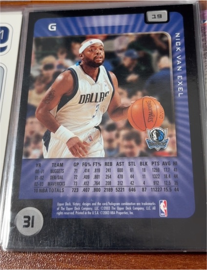 2003-04 Upper Deck Victory #19 Nick Van Exel — front