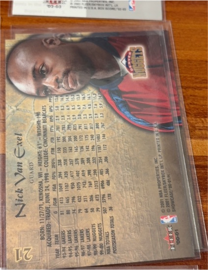 2000-01 Fleer Mystique #3 Nick Van Exel — front
