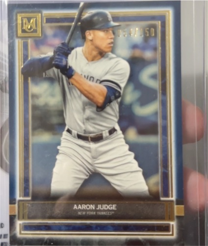 2020 Topps Museum Collection #12 Aaron Judge — front
