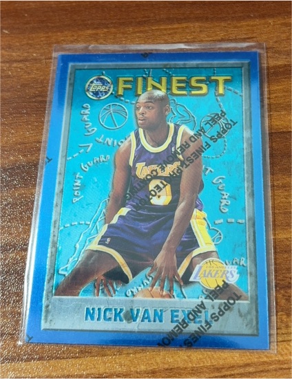 1995-96 Topps Finest #70 Nick Van Exel — front