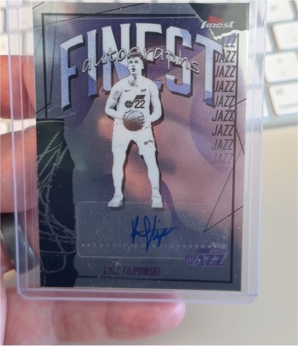 2025-26 Topps Finest #FAU-KP Kyle Filipowski — front