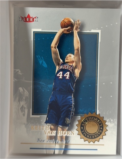 2000-01 Fleer Authority #73 Keith Van Horn — front