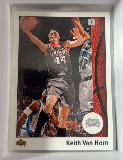 1998 Upper Deck Superstars Keith Van Horn — front