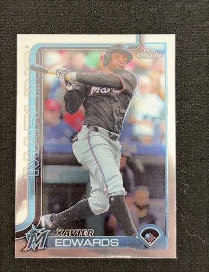 2025 Topps Chrome #115 Xavier Edwards — front