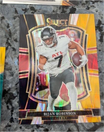 2025 Panini Select Premier Level #148 Bijan Robinson — front