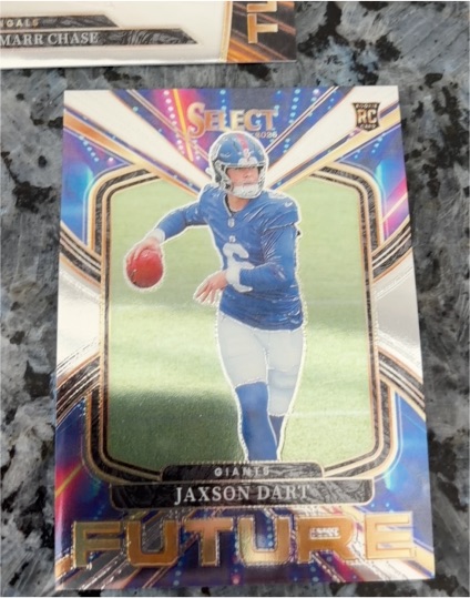 2025 Panini Select #19 Jaxson Dart Future Rookie Card — front