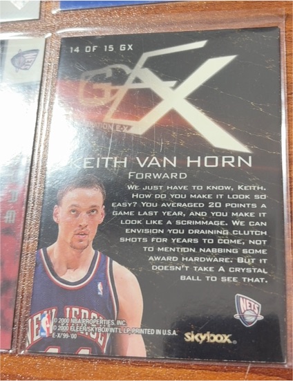 2000 Skybox E-X #14GX Keith Van Horn Generation E-X — front