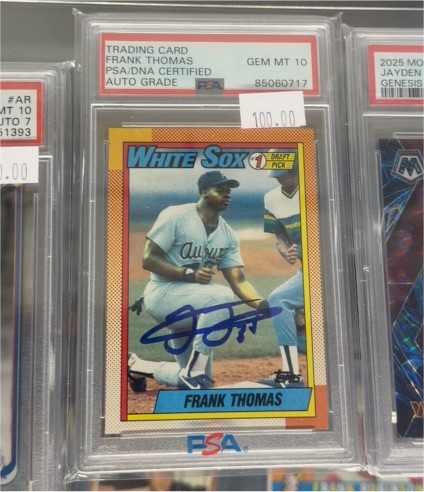 1990 Topps #414 Frank Thomas — front
