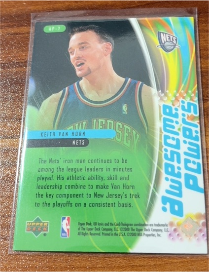 1998-99 Upper Deck Ovation Superstars of the Court #C7 Keith Van Horn — front