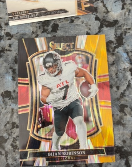 2025 Panini Select Premier Level #148 Bijan Robinson — front
