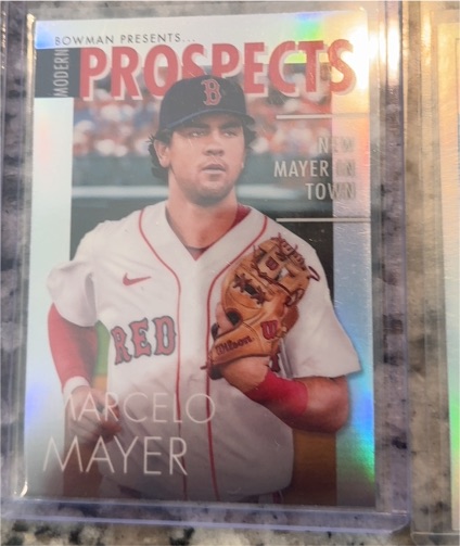 2023 Bowman Presents Modern Prospects #MP-19 Marcelo Mayer — front