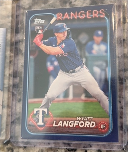 2024 Topps Update #US151 Wyatt Langford — front