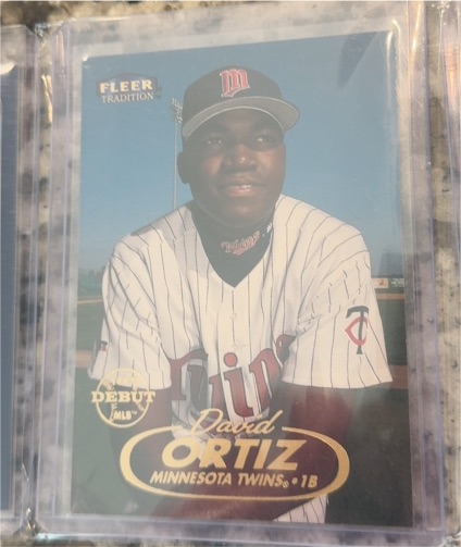 1998 Fleer Tradition #285 David Ortiz — front