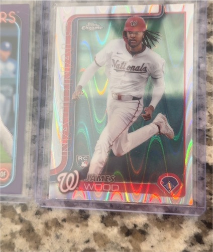 2025 Topps Chrome #132 James Wood — front
