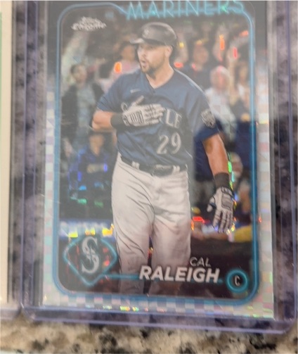 2024 Topps Chrome #119 Cal Raleigh — front