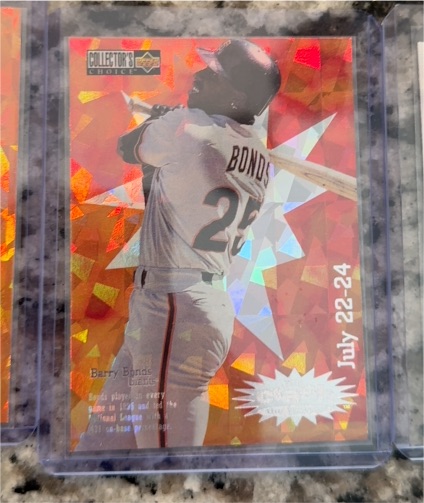 1996 Upper Deck Collector's Choice #CG23 Barry Bonds — front