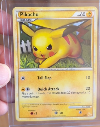 2010 Pokémon HeartGold & SoulSilver #78 Pikachu — front