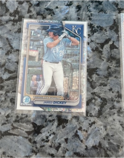 2024 Bowman Chrome #BCP-19 Jared Dickey — front