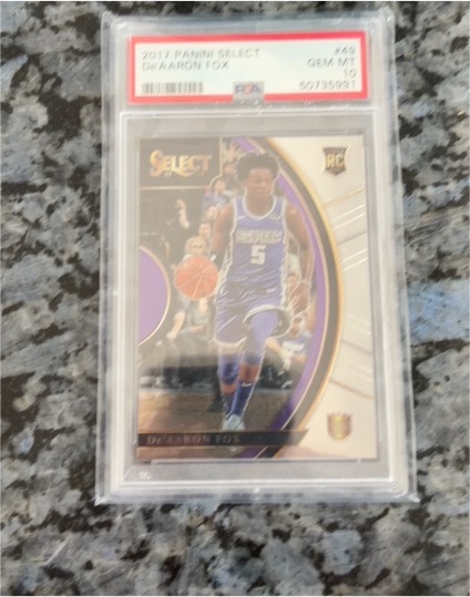 2017 Panini Select #49 De'Aaron Fox — front