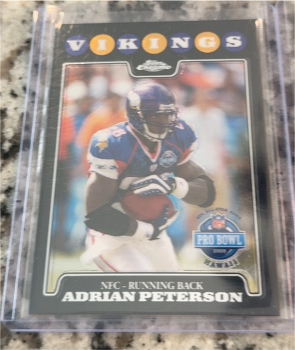 2008 Topps Chrome #TC133 Adrian Peterson — front