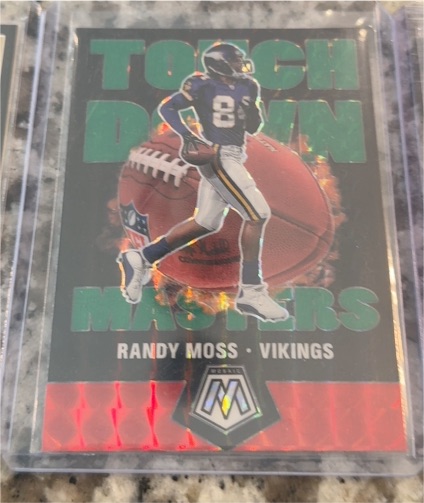 2020 Panini Mosaic Touchdown Masters #TM16 Randy Moss Vikings — front