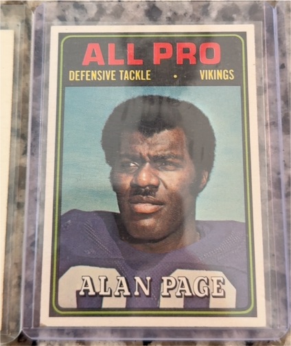 1974 Topps #134 Alan Page — front
