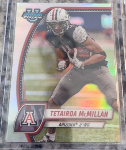 2024 Bowman University Chrome #170 Tetairoa McMillan — front