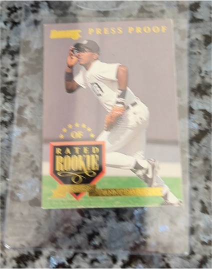 1995 Donruss #184 Brian Hunter Press Proof — front