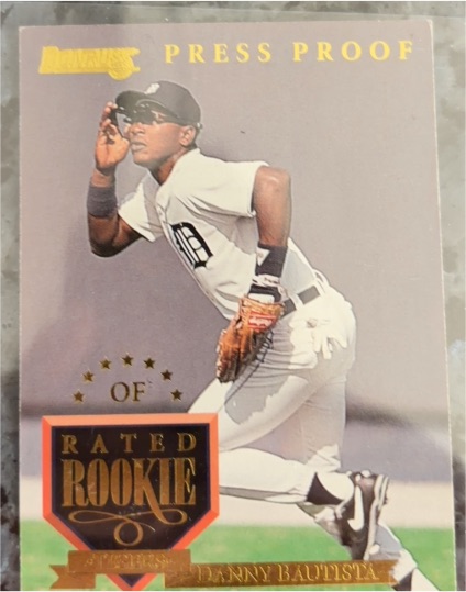 1995 Donruss #249 Danny Bautista Press Proof — front