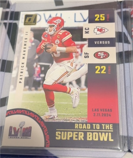 2024 Donruss Road to the Super Bowl #SBCHAMP Patrick Mahomes II — front