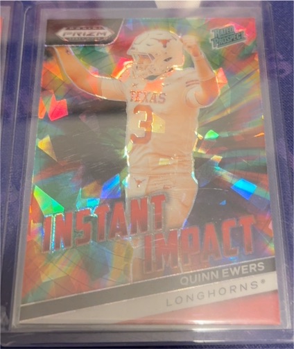 2024 Panini Prizm Draft Picks Instant Impact #II-QE Quinn Ewers — front