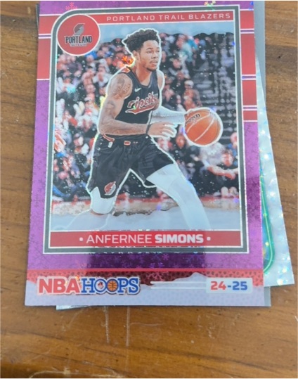 2024-25 Panini NBA Hoops #127 Anfernee Simons — front