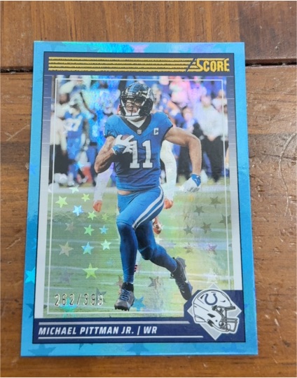 2024 Score #121 Michael Pittman Jr. — front