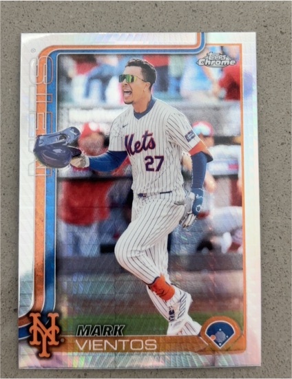 2025 Topps Chrome #129 Mark Vientos — front
