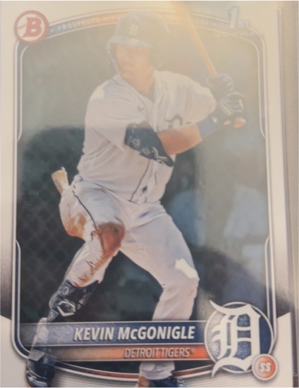 2025 Bowman #BP-79 Kevin McGonigle — front