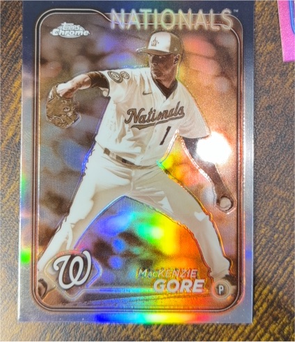 2024 Topps Chrome #94 Mackenzie Gore Sepia Refractor — front