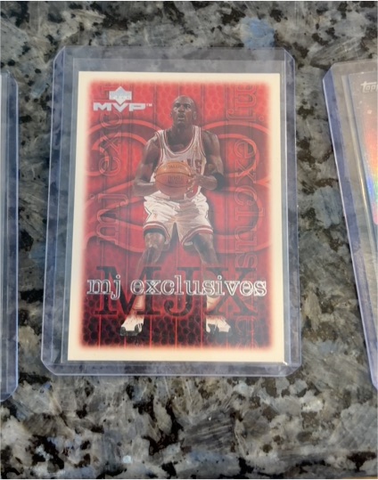 1999-00 Upper Deck MVP #188 Michael Jordan MJ Exclusives — front