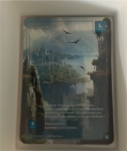 2025 Call of the Stones #333 Featherfall Cliffs — front