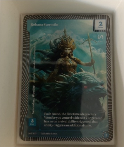 2025 Call of the Stones #103 Kohana Stormfin — front