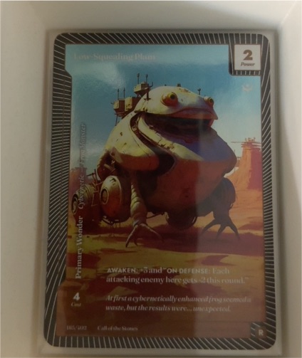 2025 Wonders of the First #RKS-0422 Low-Squealing Plam — front
