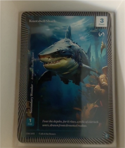 2025 Call of the Stones #COTS-042 Knotshell Shark — front