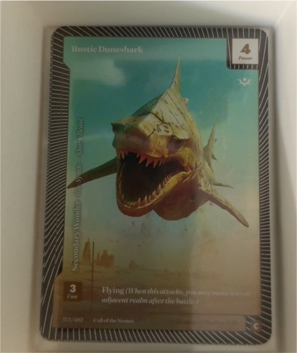 Wonders of the First - Rustic Duneshark - Call of the Stones CoTS - 372/402 — front