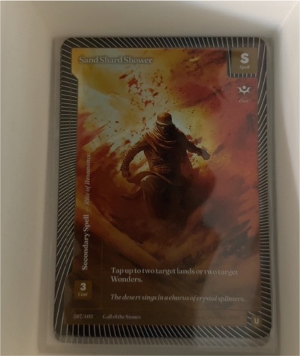 2026 Wonders of the First #377 Sand Shard Shower — front
