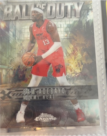 2025 Topps Chrome #BD-15 Bam Adebayo — front