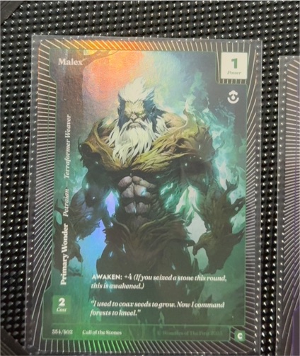 2025 Wonders of the First Call of the Stones #24/99 Malex — front