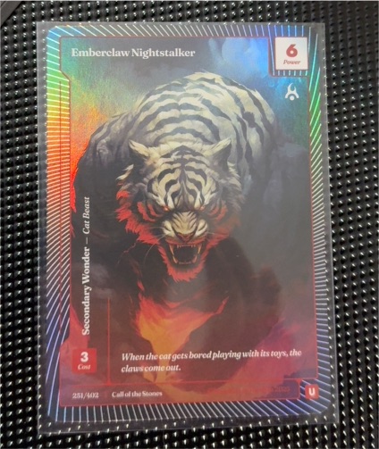 Wonders of the First #258 Emberclaw Nightstalker — front