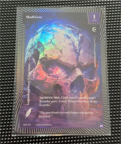 2025 Call of the Stones AVA-T2 Skull Gem — front