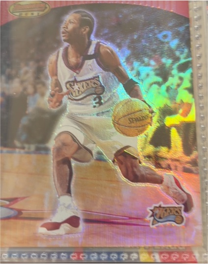 1997 Bowman's Best #38 Allen Iverson — front