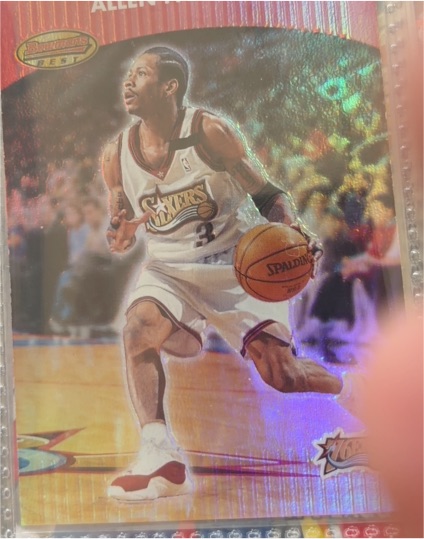 2000-01 Bowman's Best #1 Allen Iverson — front