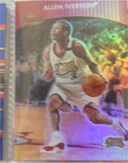 2000-01 Bowman's Best #1 Allen Iverson — front